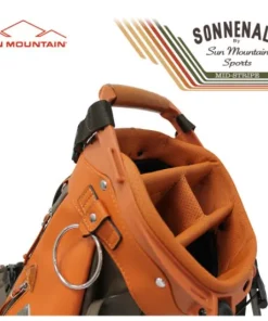 Sun Mountain Golf Sun Mountain 2023 Mid Stripe Stand Bag - Cabin/Umber/Wheat -Golf Clubs shop sm 23 midstr cuw4