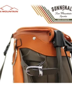 Sun Mountain Golf Sun Mountain 2023 Mid Stripe Stand Bag - Cabin/Umber/Wheat -Golf Clubs shop sm 23 midstr cuw6