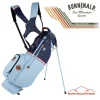 Sun Mountain Golf Sun Mountain 2023 Mid Stripe Stand Bag - Frost/Navy/Red 2 Sun Mountain Golf Sun Mountain 2023 Mid Stripe Stand Bag - Frost/Navy/Red -Golf Clubs shop sm 23 midstr fnr
