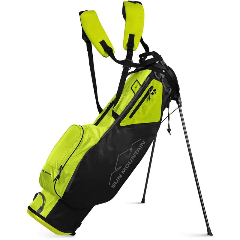 Sun Mountain Golf Sun Mountain 2022 Two5 Plus Stand Bag - Black/Atomic 3 Sun Mountain Golf Sun Mountain 2022 Two5 Plus Stand Bag - Black/Atomic