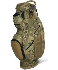 Sun Mountain Golf Sun Mountain 2022 C-130 Cart Bag - Camo/Union Jack