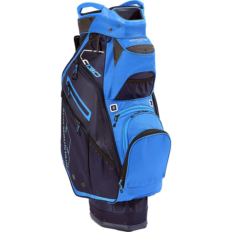 Sun Mountain Golf Sun Mountain 2022 C-130 Cart Bag - Navy/Cobalt 4 Sun Mountain Golf Sun Mountain 2022 C-130 Cart Bag - Navy/Cobalt - Image 2
