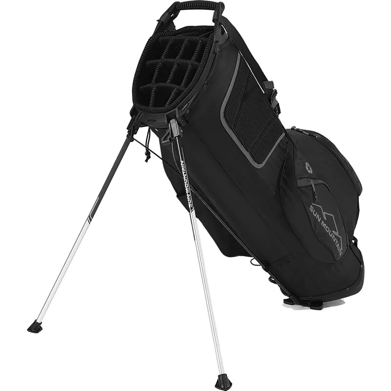 Sun Mountain Golf Sun Mountain 2022 Eco-Lite 14 Way Stand Bag - Black 4 Sun Mountain Golf Sun Mountain 2022 Eco-Lite 14 Way Stand Bag - Black - Image 2