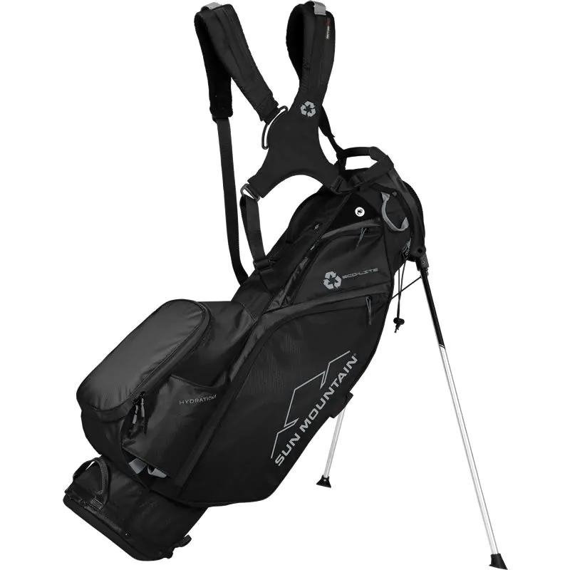 Sun Mountain Golf Sun Mountain 2022 Eco-Lite EWP 14 Way Stand Bag - Black 3 Sun Mountain Golf Sun Mountain 2022 Eco-Lite EWP 14 Way Stand Bag - Black