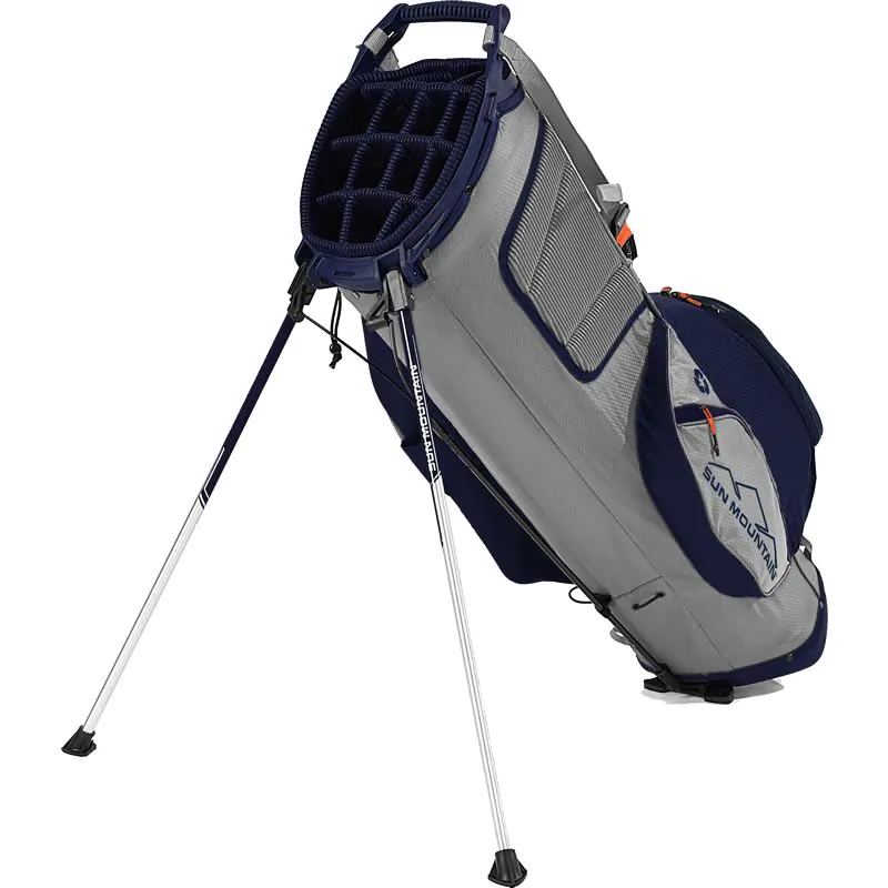 Sun Mountain Golf Sun Mountain 2022 Eco-Lite EWP 14 Way Stand Bag - Cadet/Navy/Inferno 4 Sun Mountain Golf Sun Mountain 2022 Eco-Lite EWP 14 Way Stand Bag - Cadet/Navy/Inferno - Image 2