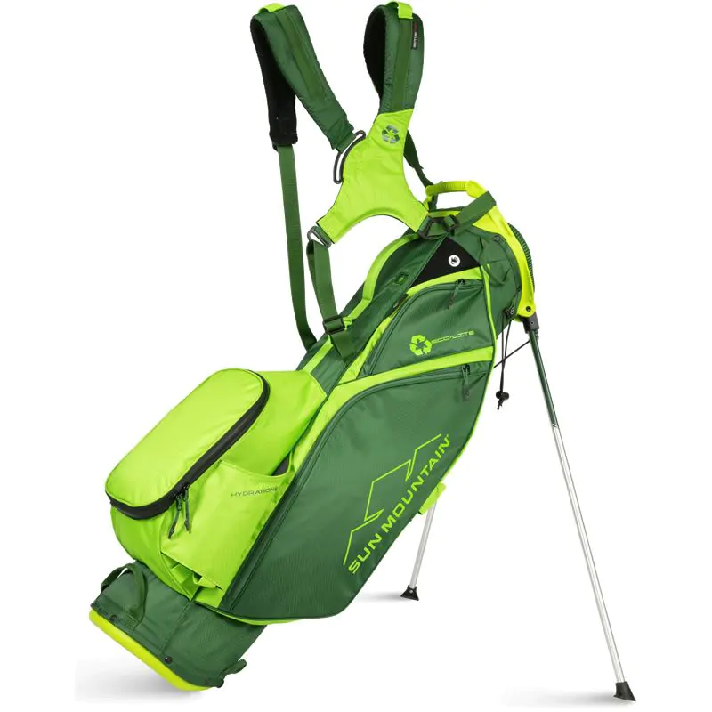 Sun Mountain Golf Sun Mountain 2022 Eco-Lite Stand Bag - Green/Rush Green 3 Sun Mountain Golf Sun Mountain 2022 Eco-Lite Stand Bag - Green/Rush Green