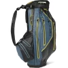 Sun Mountain Golf Sun Mountain 2022 H2NO Elite Waterproof Cart Bag - Black/Spruce/Astec