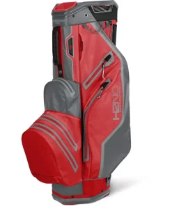 Sun Mountain Golf Sun Mountain 2022 H2NO Lite Waterproof Cart Bag - Red/Nickel/Cadet