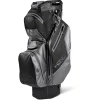 Sun Mountain Golf Sun Mountain 2022 H2NO Staff Waterproof Cart Bag - Black/Nickel/Cadet -Golf Clubs shop sm staff bnc 800.fw