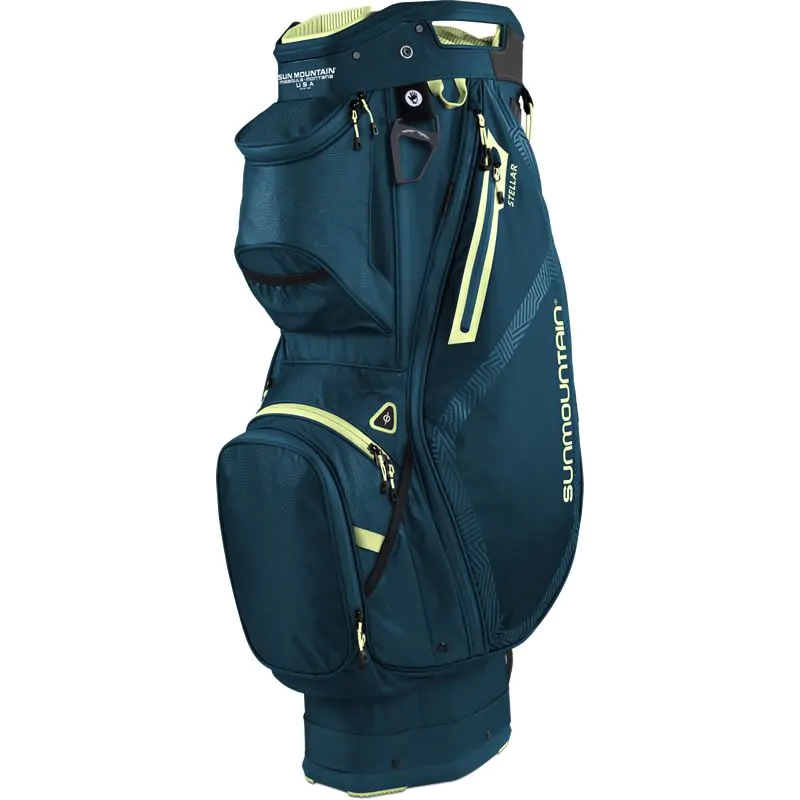 Sun Mountain Golf Sun Mountain 2022 Stellar Cart Bag - Blue/Sea/Leaf 3 Sun Mountain Golf Sun Mountain 2022 Stellar Cart Bag - Blue/Sea/Leaf