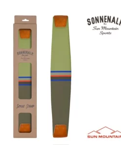 Sun Mountain Golf Sun Mountain 2023 Mid Stripe Strap - Loden/Moss/Inferno