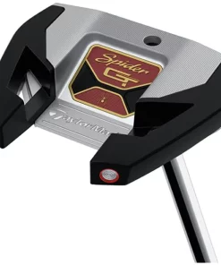 TaylorMade Golf Taylormade Spider GT Silver Centre Shafted Putter -Golf Clubs shop spider gt centre shaft silver black putter sole view