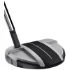 TaylorMade Golf Taylormade Spider GT Rollback Silver/Black Small Slant Putter -Golf Clubs shop spider gt rollback short slant putter profile view