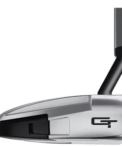 TaylorMade Golf Taylormade Spider GT Rollback Silver/Black Small Slant Putter 12 TaylorMade Golf Taylormade Spider GT Rollback Silver/Black Small Slant Putter -Golf Clubs shop spider gt rollback short slant putter toe view