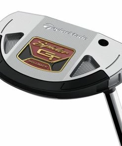 TaylorMade Golf Taylormade Spider GT Rollback Silver Small Slant Putter -Golf Clubs shop spider gt rollback silver short slant putter sole view