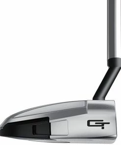 TaylorMade Golf Taylormade Spider GT Rollback Silver Small Slant Putter -Golf Clubs shop spider gt rollback silver short slant putter toe view