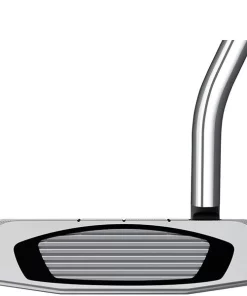 TaylorMade Golf Taylormade Spider GT Rollback Silver Single Bend Putter -Golf Clubs shop spider gt rollback single bend putter face view