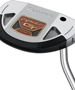 TaylorMade Golf Taylormade Spider GT Rollback Silver Single Bend Putter -Golf Clubs shop spider gt rollback single bend putter sole view