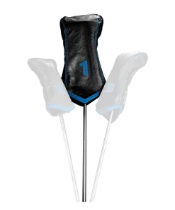 Sun Mountain Golf Sun Mountain Leather Chevron Driver Headcover - Black/Cobalt