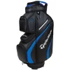 TaylorMade Golf Taylormade Deluxe Golf Cart Bag - Black/Blue -Golf Clubs shop taylormade deluxe cart bag black blue n78179 aslangolf