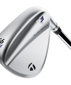 Taylormade Golf Milled Grind 3 Chrome Wedge -Golf Clubs shop taylormade mg3 chrome wedge 56.12 hero view aslangolf