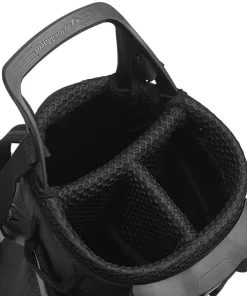 TaylorMade Golf Taylormade Quiver Pencil Stand Bag - Black -Golf Clubs shop taylormade quiver bag top view n77708 aslangolf