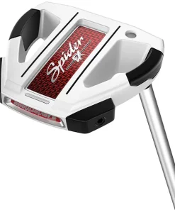 TaylorMade Golf Taylormade Spider EX Ghost White Short Slant Putter -Golf Clubs shop taylormade spider ex ghost white short slant putter sole 600 aslangolf 1