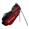 TaylorMade Golf Taylormade FlexTech Waterproof Golf Stand Bag - Red/Black -Golf Clubs shop tm fxtech wpr rbl