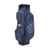 Wilson Golf Wilson ProStaff Cart Bag - Navy/Red -Golf Clubs shop wilson prostaff 2020 cart navy red.fw