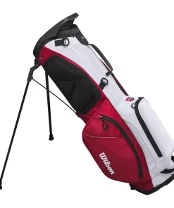 Wilson Golf Wilson Staff Exo Lite Stand Bag - Staff Red -Golf Clubs shop ws exo lite st red 3