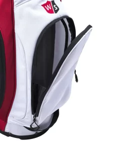 Wilson Golf Wilson Staff Exo Lite Stand Bag - Staff Red -Golf Clubs shop ws exo lite st red 4
