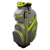 Wilson Golf Wilson Staff Exo Dry Cart Bag - Charcoal/Citron/Silver -Golf Clubs shop ws exodry char