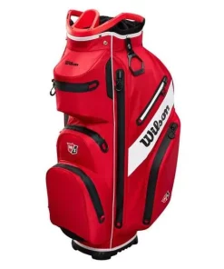 Wilson Golf Wilson Staff Exo Dry Cart Bag - Staff Red/Black/White