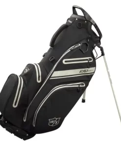 Wilson Golf Wilson Staff Exo Dry Carry Bag - Black/Charcoal/Silver
