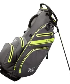 Wilson Golf Wilson Staff Exo Dry Carry Bag - Charcoal/Citron/Silver